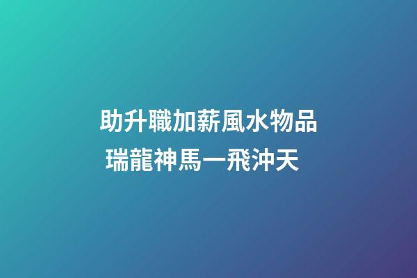 助升職加薪風水物品 瑞龍神馬一飛沖天
